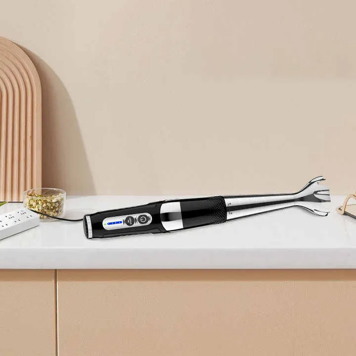 خلاط يدوي صغير 4 في 1 لاسلكي لعصائر الطازجة خلاط مطبخ محمول يدوي كهربائي احترافي4 in 1 Mini Cordless Hand Blender for Fresh Juices Professional Electric Handheld Portable Kitchen Blender