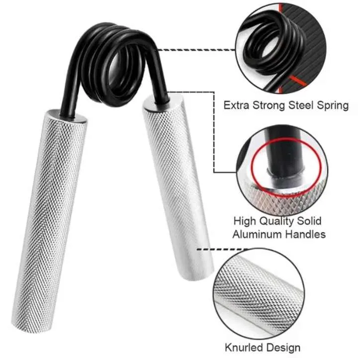 تدريب محمول عضلات الاصبع الألومنيوم قبضة . Portable Finger Muscle Training Aluminum