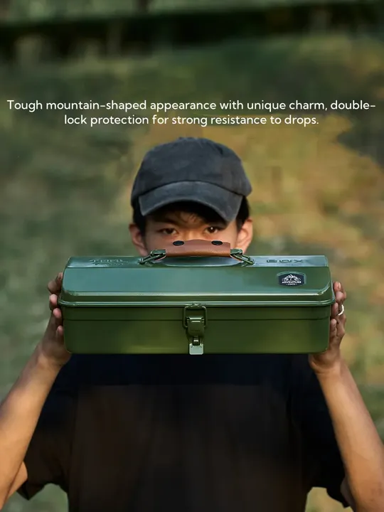 حقيبة تخييم محمولة معدنية حديدية للأنشطة . Portable Metal Iron Camping Bag for Outdoor