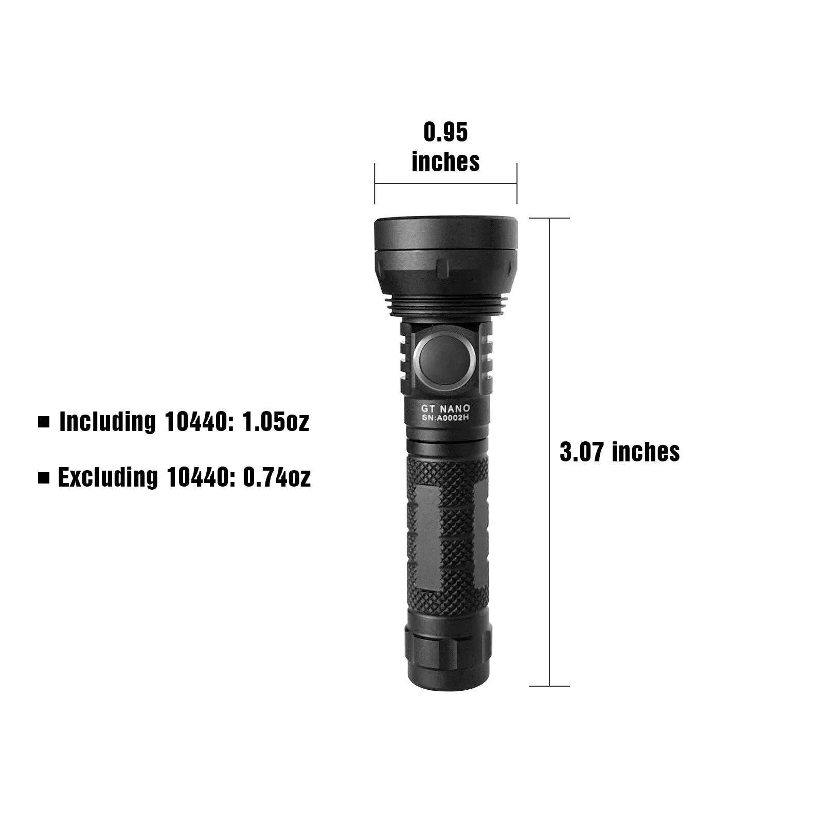 10440 and AAA Extension Tube for GT NANO