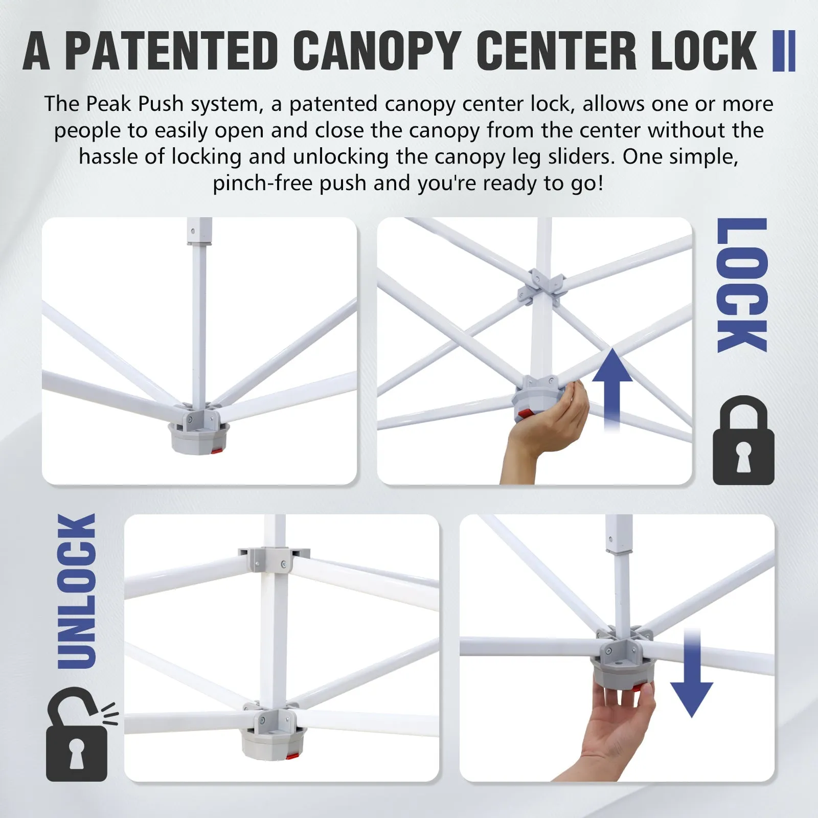 10x10 Alpine Custom Commercial Canopy High Peak Frame,CLICK TO CONFIGURE - Package Prices Start at $629.99