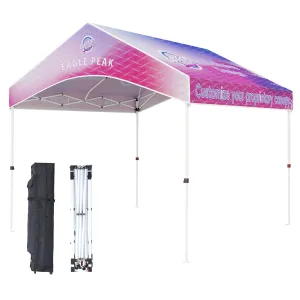 10x10 Custom Commercial Canopy with Gable Roof, CLICK TO CONFIGURE - Package Prices Start at $489.99