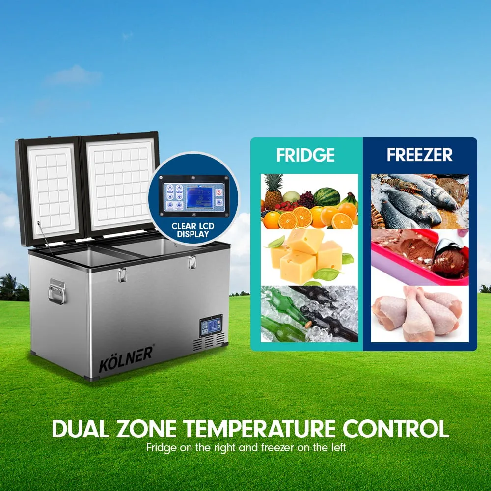 125L Portable Fridge Cooler Freezer | Camping Car Refrigerator | Kolner