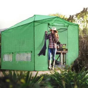 12x8 Portable Large Walk-in Pop Up Greenhouse