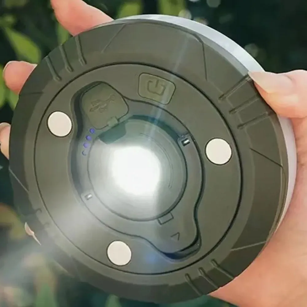 2-in-1 Rechargeable Camping String Light & Lantern