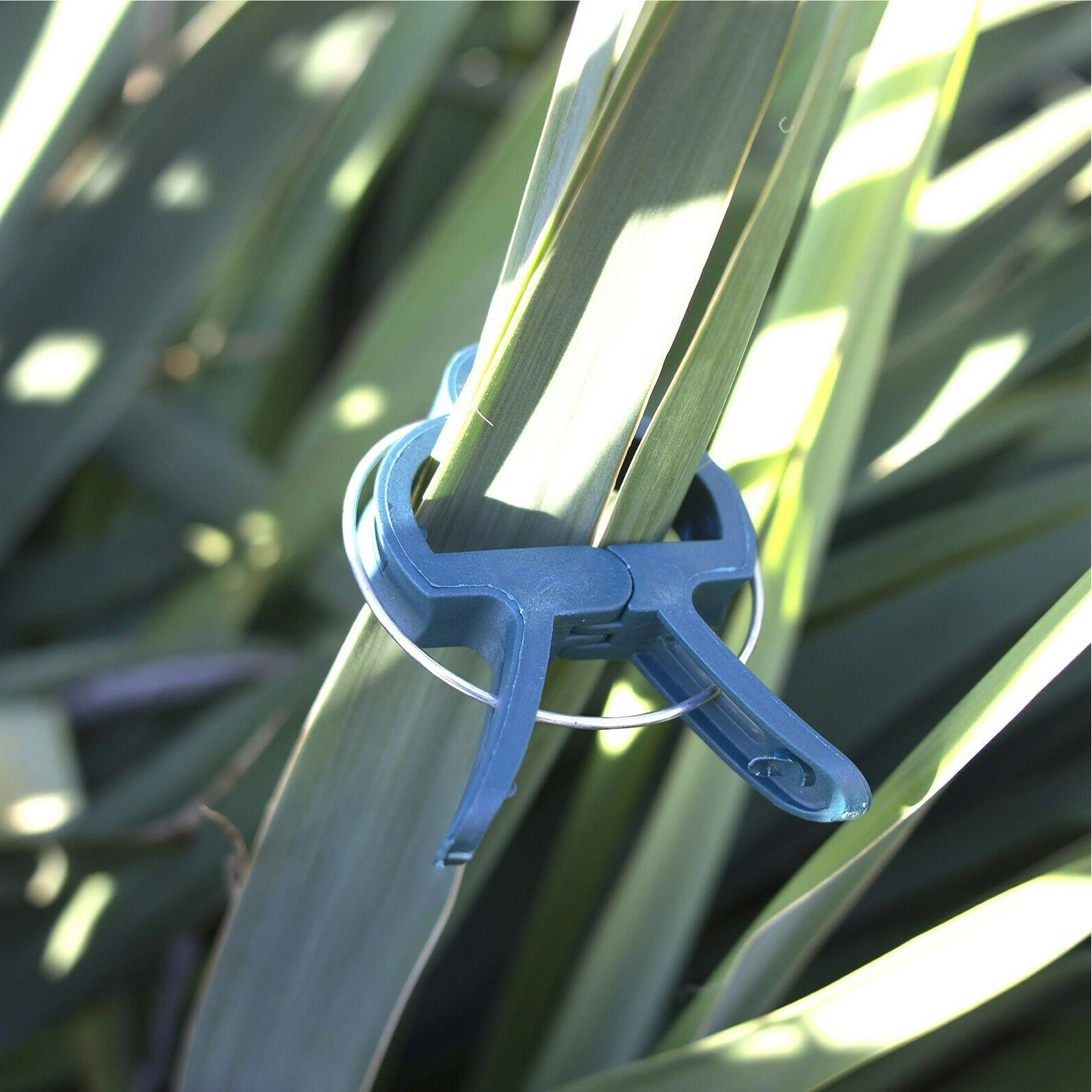 20PC Plant Support Clips Spring Loaded Garden Flower Large Small Plant Twine Tie