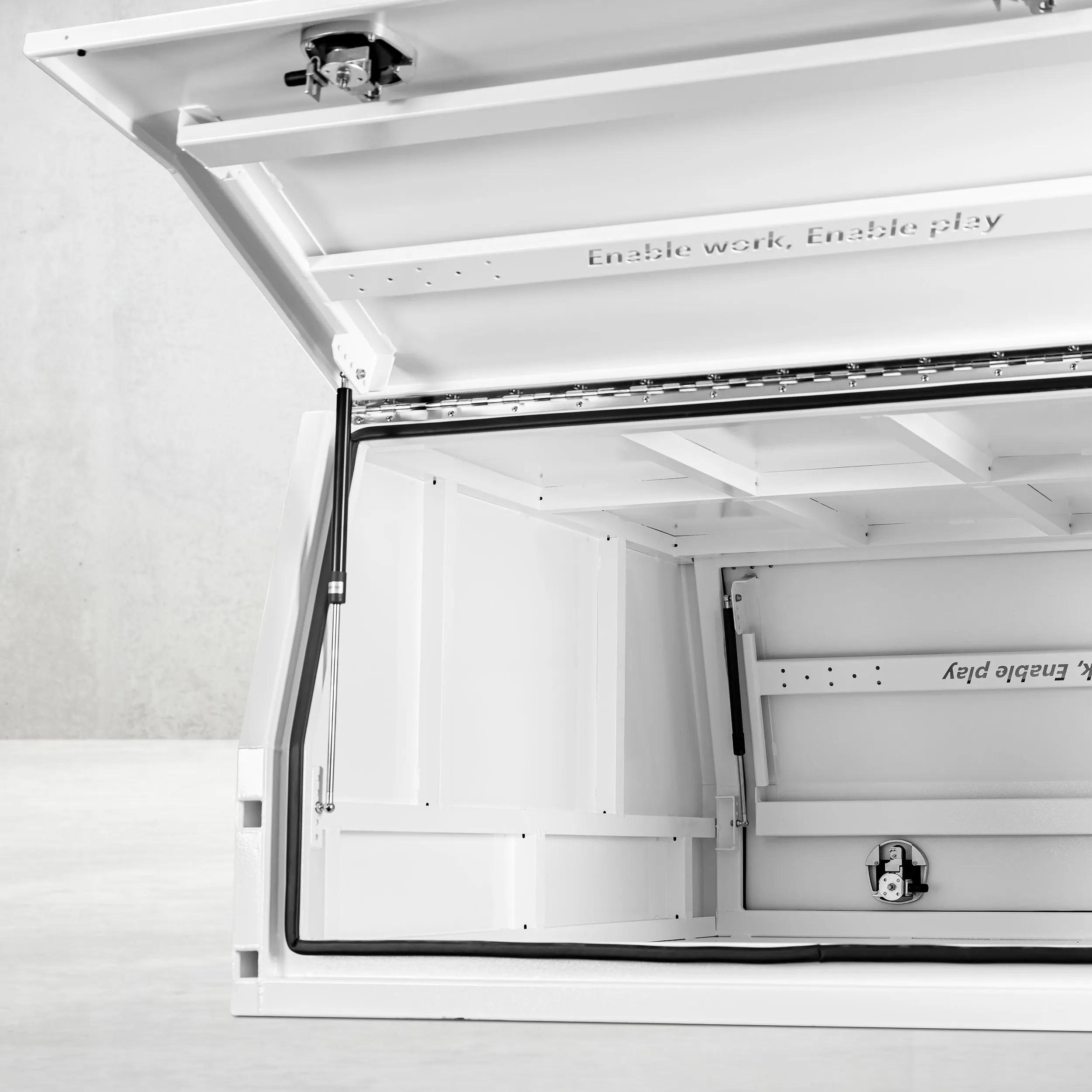 2100mm Aluminium Canopy - White