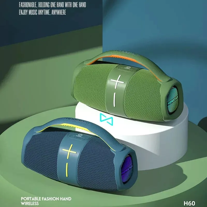 40W High-Power Portable Bluetooth Speaker with Subwoofer and Multi-Mode Sound