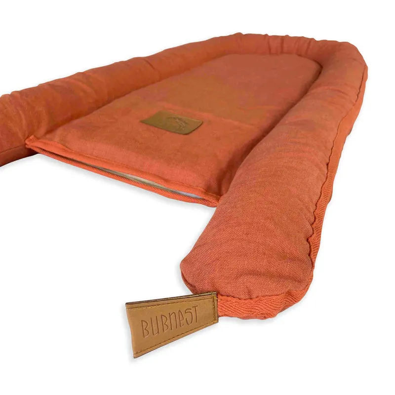 Baby Nest - Linen - Terracotta (1 WEEK TURNAROUND)