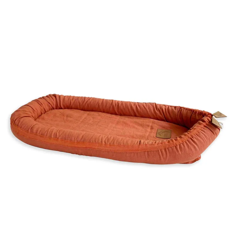 Baby Nest - Linen - Terracotta (1 WEEK TURNAROUND)