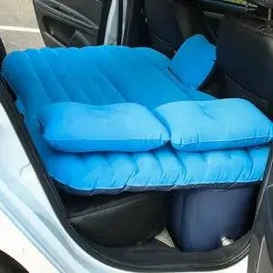 Car Air Mattress Bed Car Inflatable Bed Auto Back Seat Rest Sleep Mattress Sofa Pillow Travel Outdoor Camping Mat Cushion Airbed