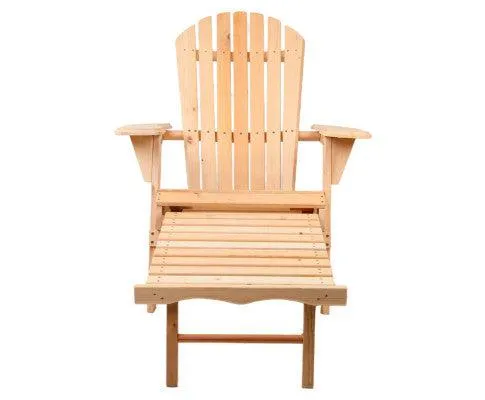Double Outdoor Beach Deck Chair in Sepia Colour