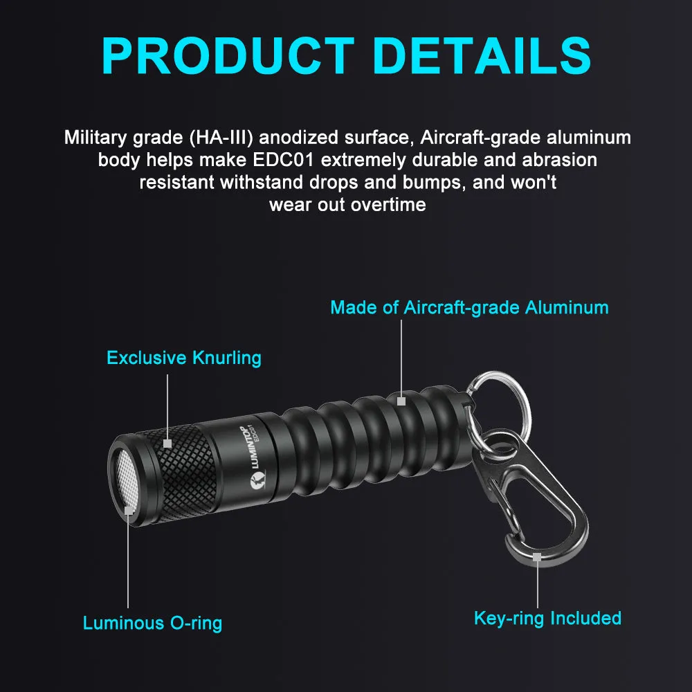 Lumintop? EDC01 Keychain Flashlight 120 Lumens