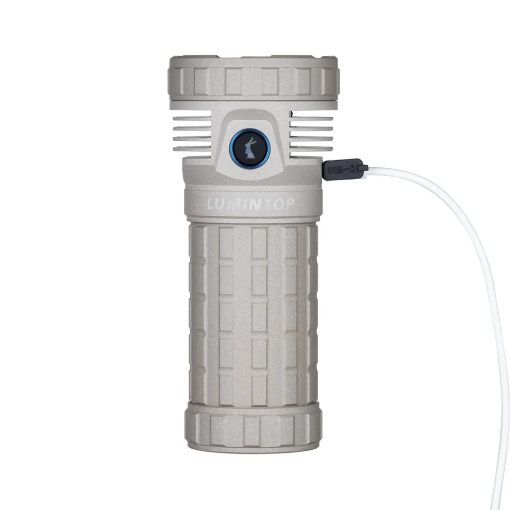 Lumintop? Mach4695 Super Bright 26000LM Flashlight with Fan-Cooling