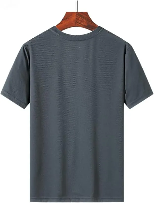 Men's 2 Pack Cooling Ice Silk Quick Dry Running T-Shirt UPF 50  Outdoor Athletic Workout Shirts