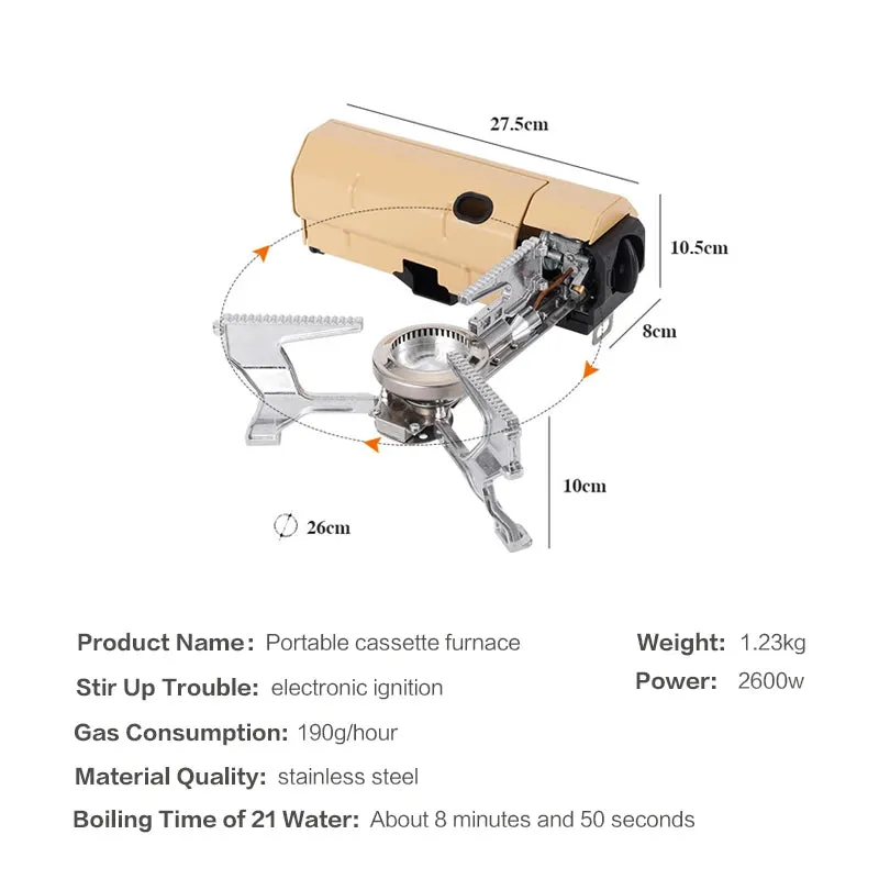 Portable Folding Camping Gas Stove