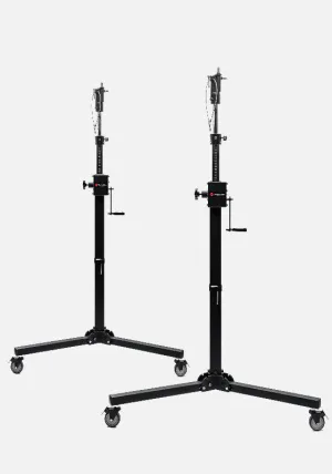 Rack & Pinion Geared Crank-up Stand - Two Pack STA-06-200TP