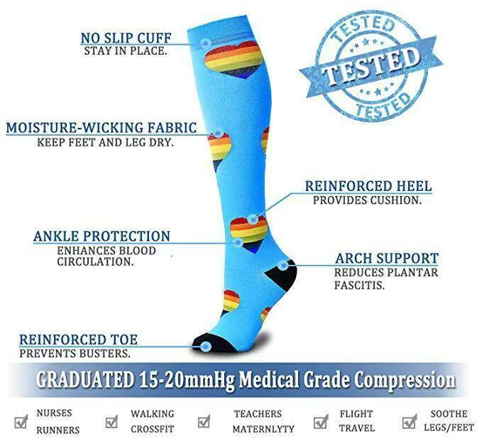 ROYALUCK New Arrival Best Compression Socks for Women & Men-Workout And Recovery