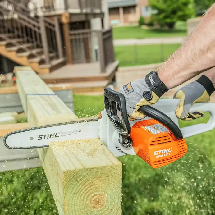 Stihl | MSE 141 Electric Chainsaw | 12 in. Bar with STIHL PICCO™ Micro™ 3/8" PICCO™ pitch 0.043" gauge 44 drive links (61 PMM3 44) (1208 200 0338)