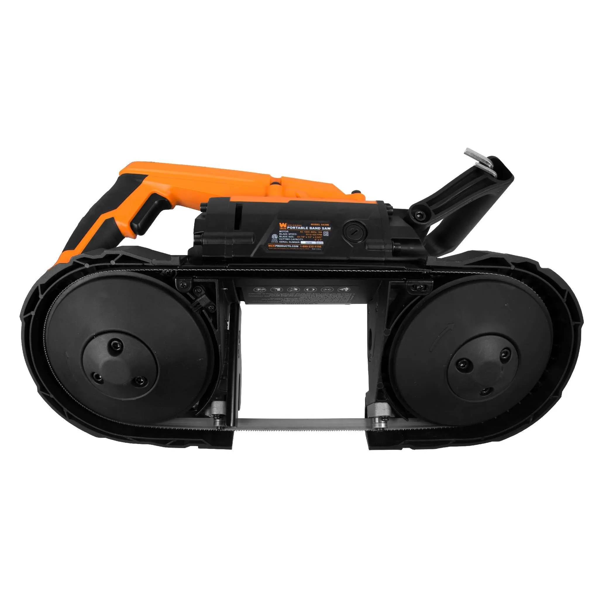 WEN 94396 10-Amp 5-Inch Variable Speed Handheld Portable Band Saw for Metal