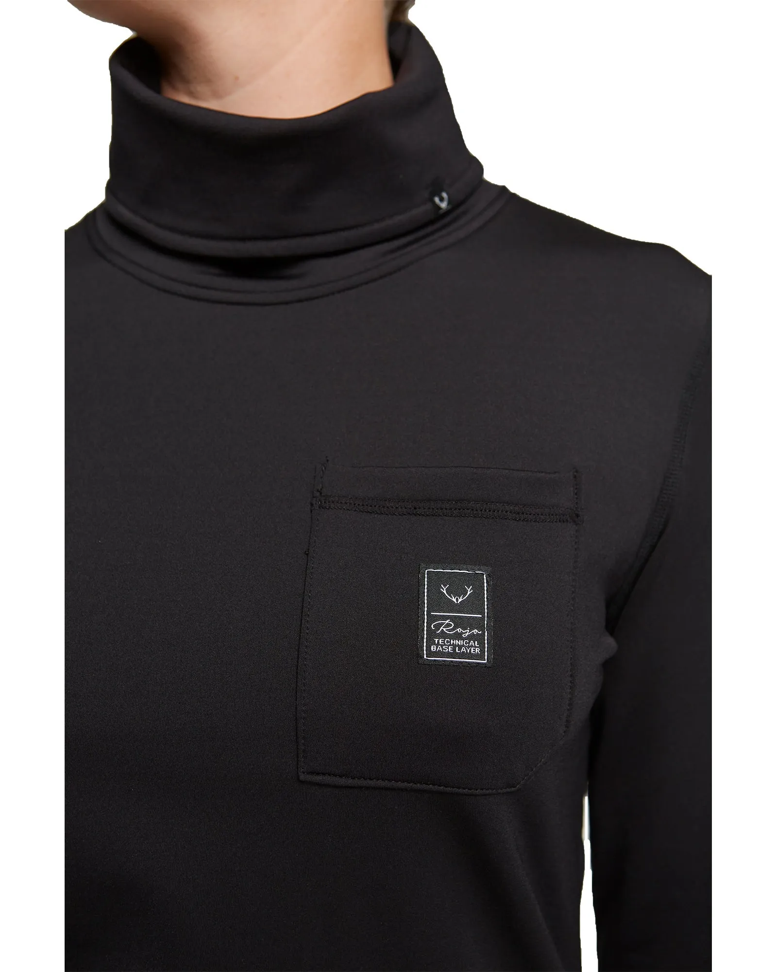 WOMENS PARK LIFE FUNNEL NECK - TRUE BLACK