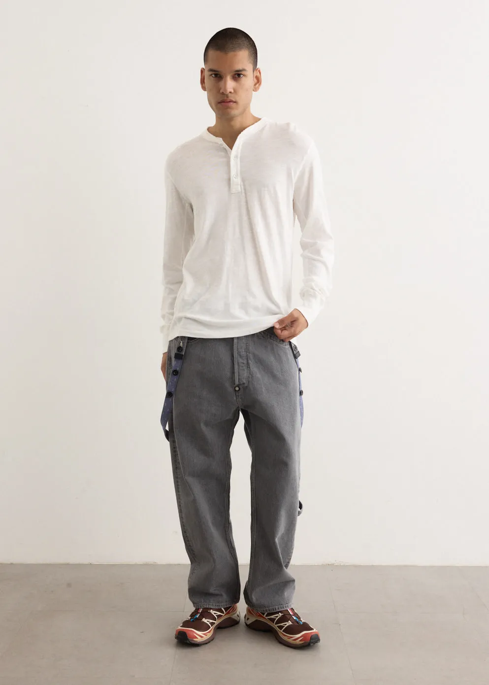 x Levis Cotton Selvedge Denim Dungaree