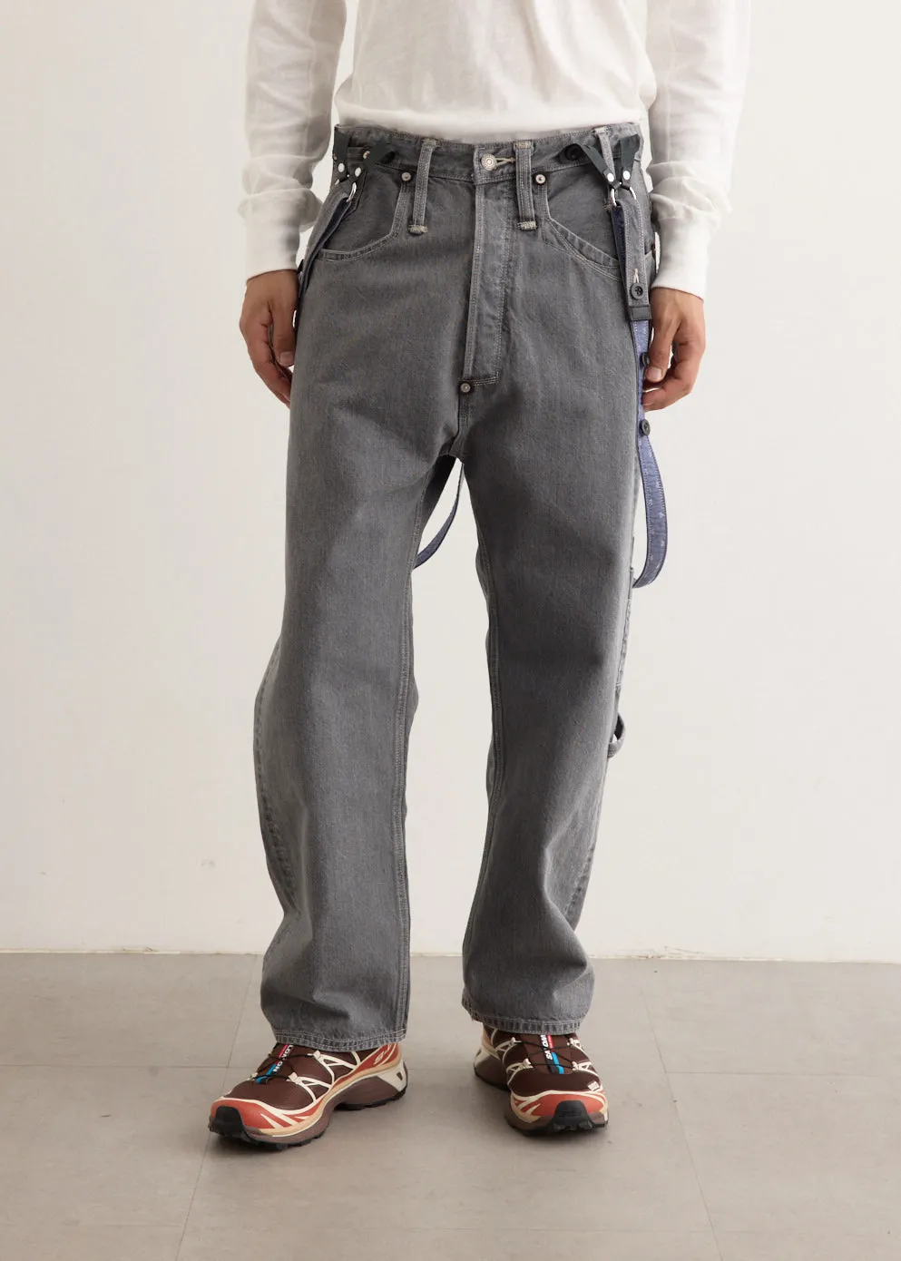 x Levis Cotton Selvedge Denim Dungaree